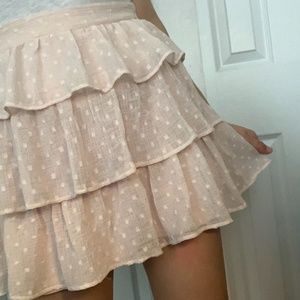 Pink skirt
